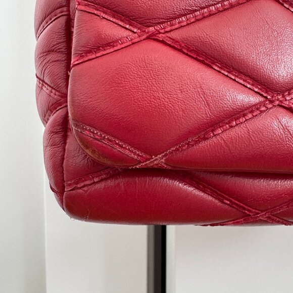 Louis Vuitton Red GO-14 Malletage PM Bag - Picture 5 of 13